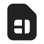 Sim SVG Icon